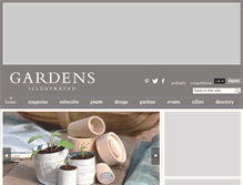 Tablet Screenshot of gardensillustrated.com